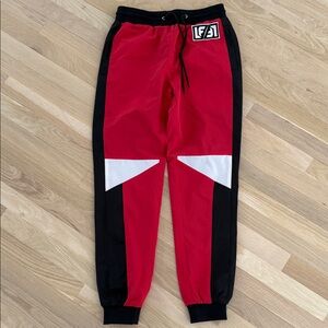 LF Red and Black Joggers with White Accents. Like new. Size small